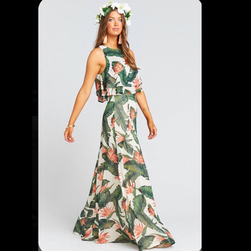 Show Me Your MUMU Hawaiian Print Size XS